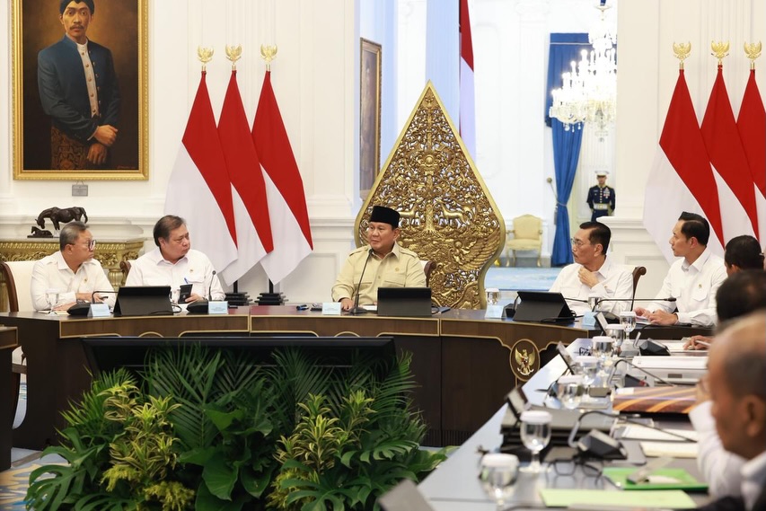 Presiden Prabowo Gelar Ratas Bahas Stabilitas Ekonomi, Pertumbuhan Ekonomi RI Tembus 5,61%