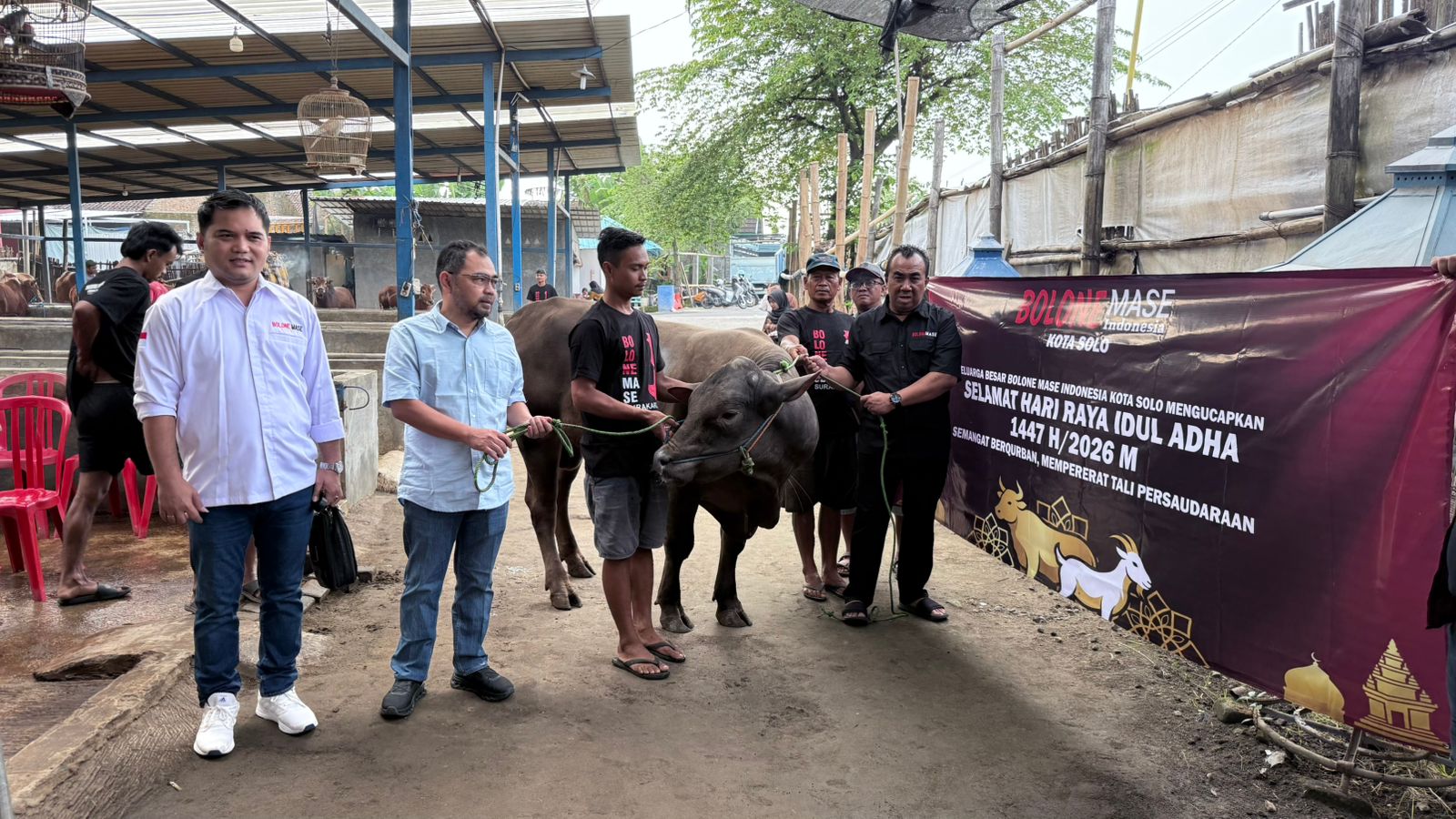Kornas Bolonemase Kuat HS Pimpin Gerakan Kurban Nasional, Tebar Kepedulian untuk Masyarakat Solo