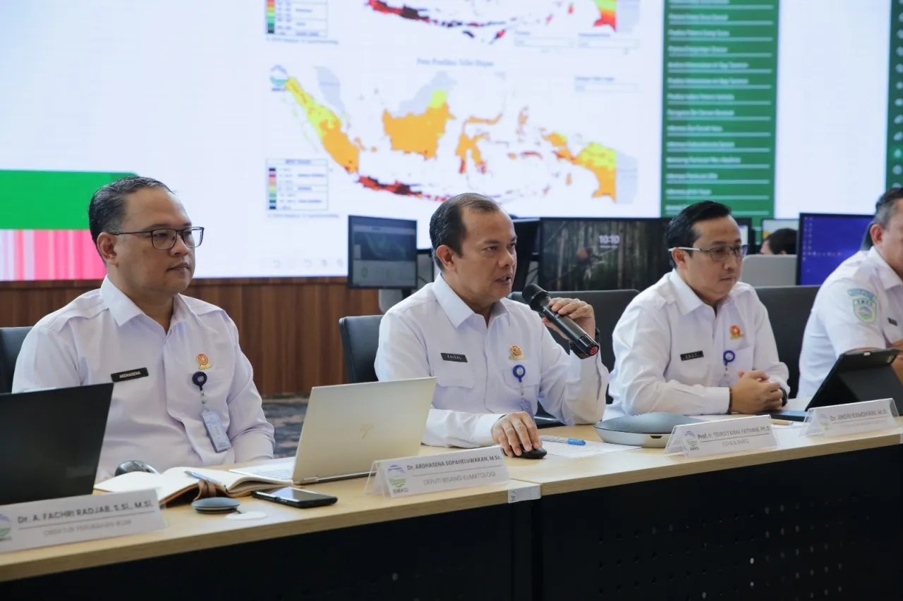 BMKG: Puncak Musim Kemarau Agustus 2026, Perkuat Kesiapan Hadapi Dampak El Nino  Yang Diprediksi Bertahan Hingga Awal Tahun 2027