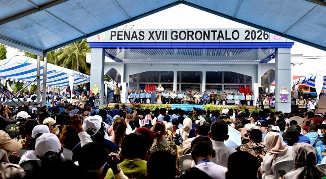 Bersama 50 Ribu Peserta, Presiden Prabowo Hadiri Puncak PENAS Petani Dan Nelayan XVII Tahun 2026 Di Gorontalo