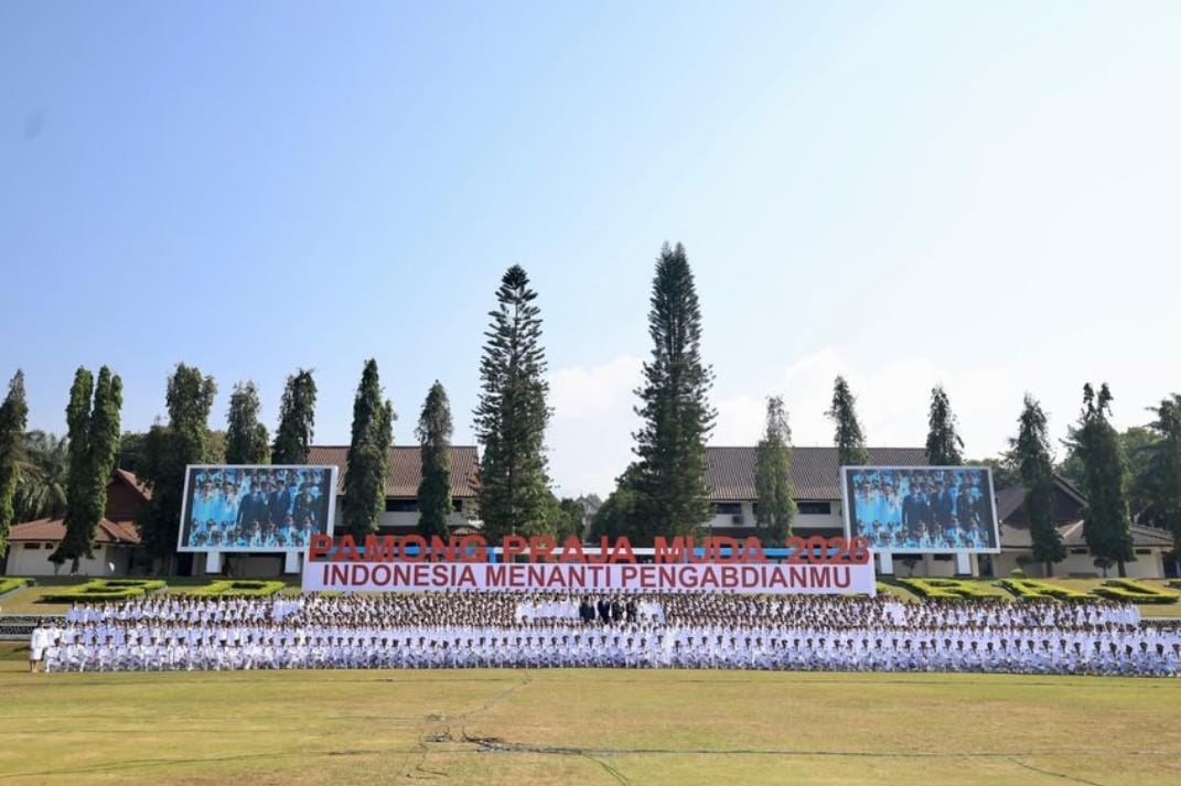 Resmi Dilantik Presiden Prabowo 1.204 Pamong Praja Muda IPDN Angkatan XXXIII Tahun 2026