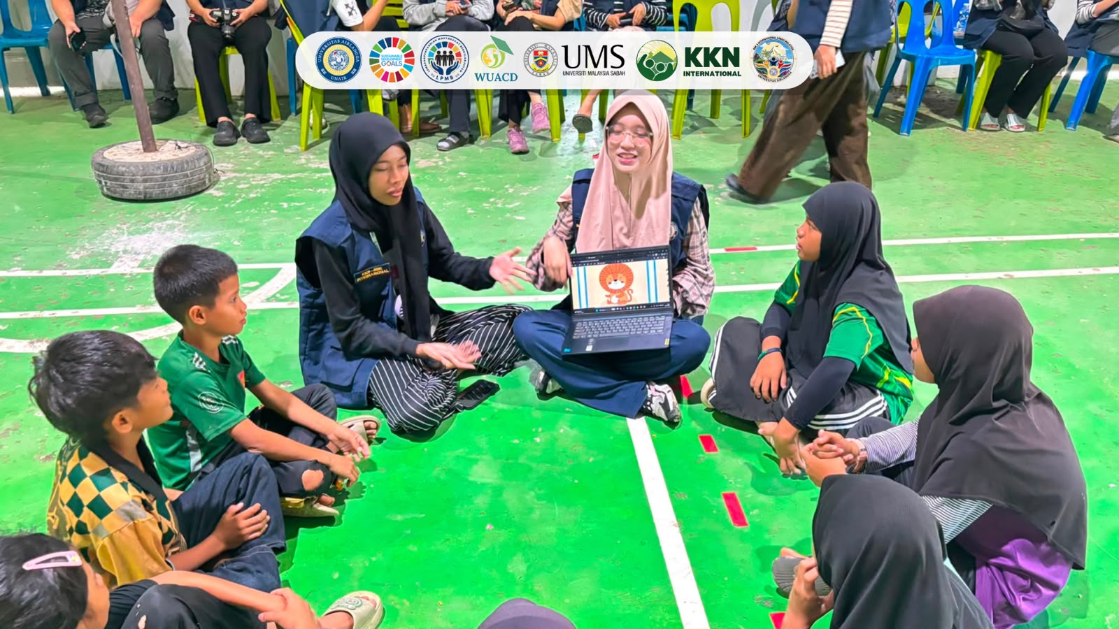 KKN-BBK Internasional 8 UNAIR Gelar Fun Learning Bahasa Inggris Dan Matematika Di Kampung Pituru Laut, Malaysia