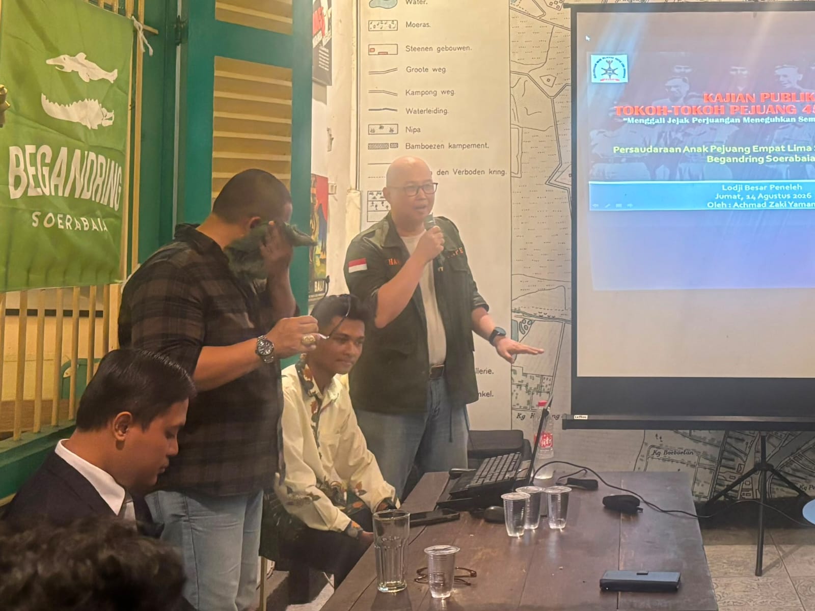 PAPELS Dan Begandring Soerabaia Gelar Kajian Publik “Tokoh-Tokoh Pejuang 45 Surabaya”, Soroti Jejak Try Sutrisno Sebagai Tobang