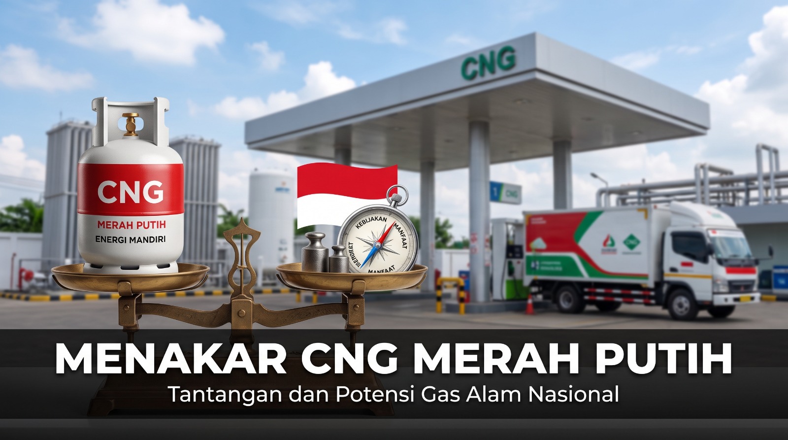 Menakar Compressed Natural Gas (CNG) Merah Putih