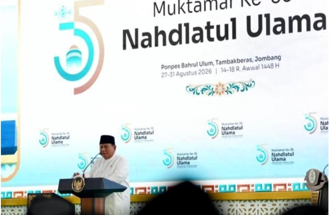 Buka Muktamar Ke-35 NU, Presiden Prabowo Tegaskan Peran Strategis NU Dalam Menjaga Stabilitas Dan Masa Depan Bangsa