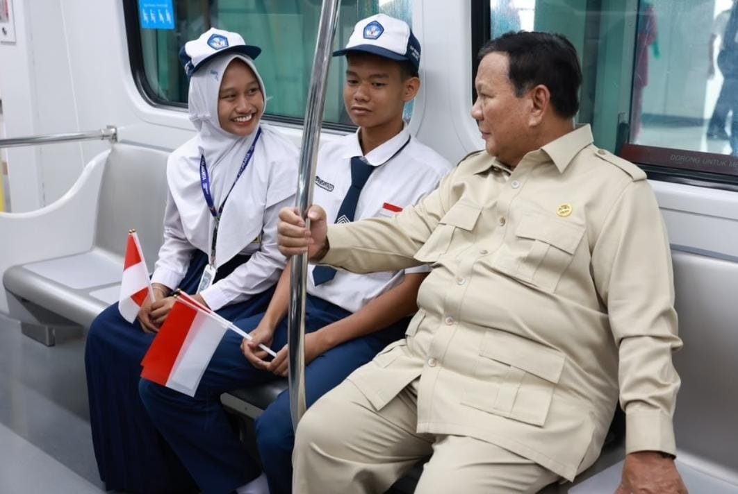 Resmikan LRT Kelapa Gading-Manggarai, Presiden Prabowo Tekankan Pentingnya Pengelolaan Jakarta Raya