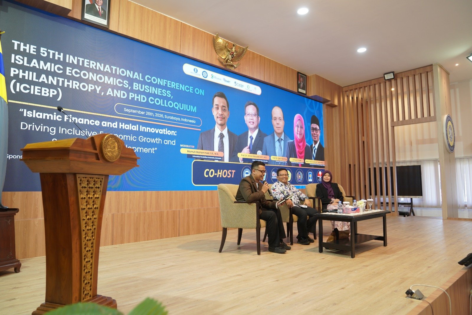 ICIEBP Ke-5 Di UNAIR, Pakar Keuangan Syariah Tiga Negara Bahas Inovasi Keuangan Syariah Untuk Pertumbuhan Inklusif