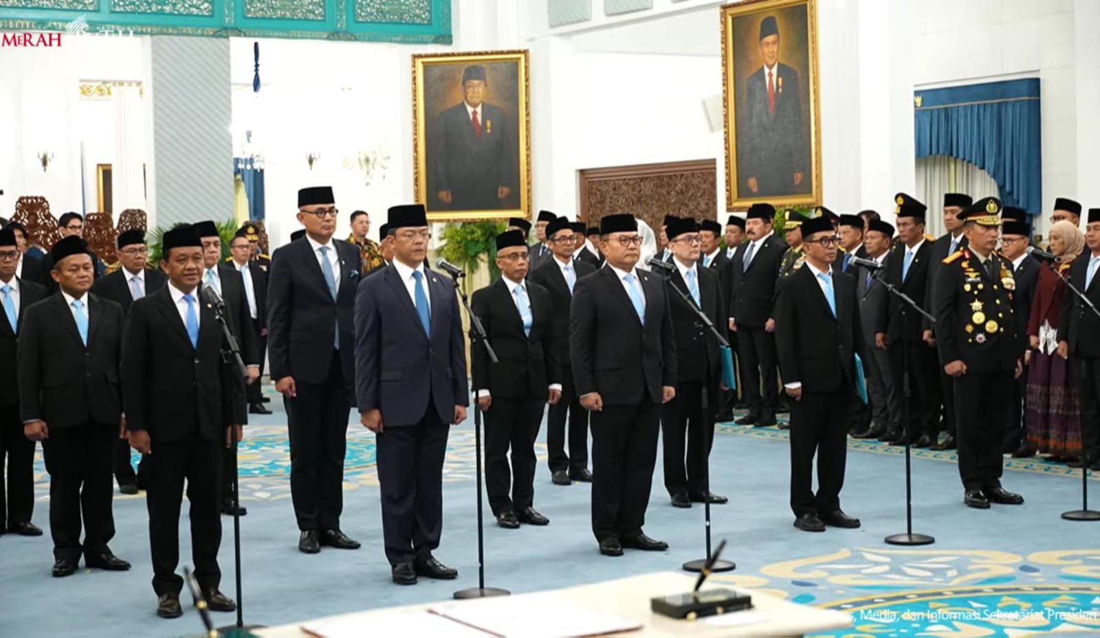 Reshuffle Ketujuh, Presiden Prabowo Lantik 8 Pejabat Baru Kabinet Merah Putih